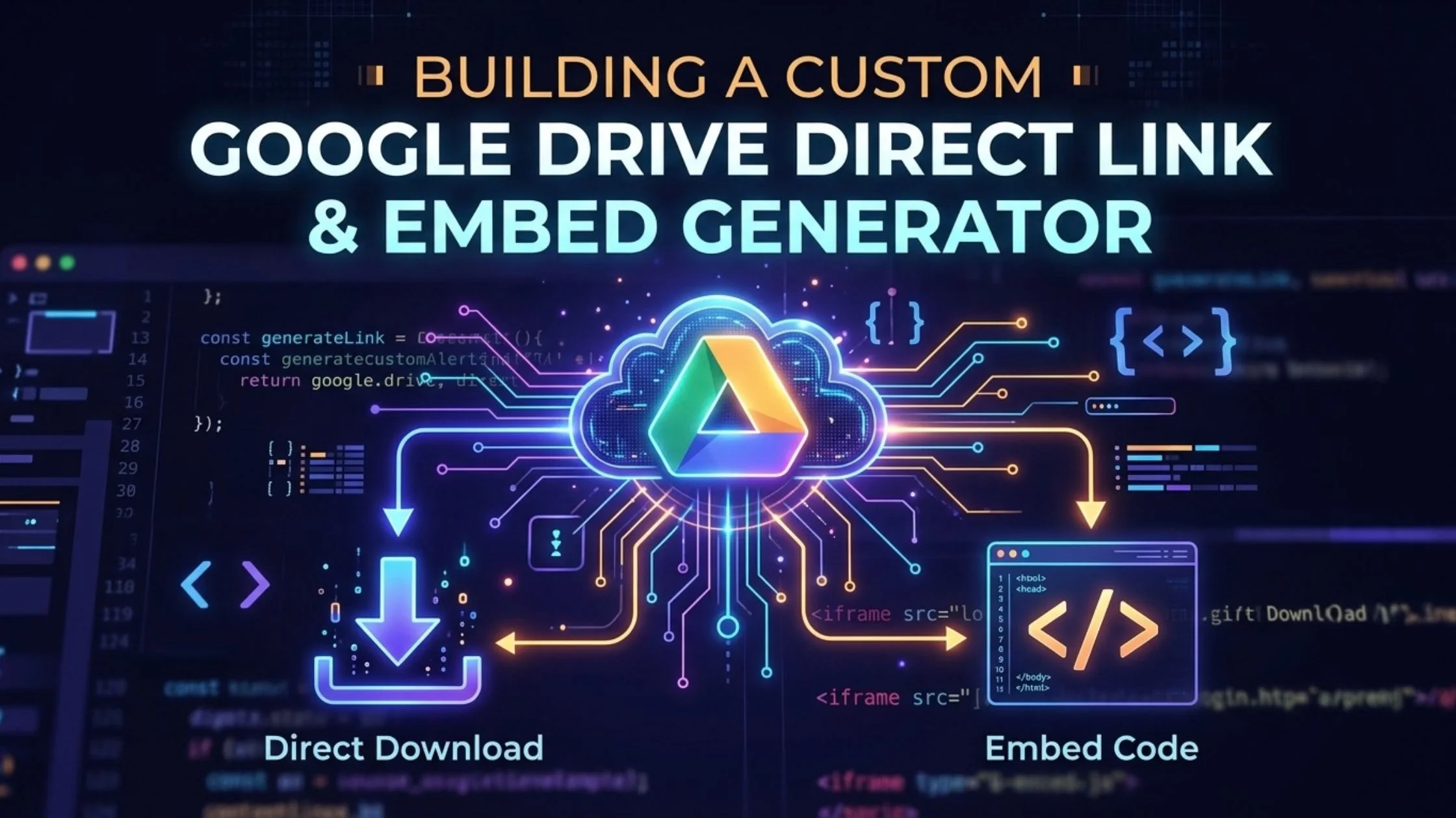 How to Build a Custom Google Drive Direct Link & Embed Generator